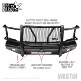 Westin 10-18 RAM 2500/3500 HDX Bandit Front Bumper - Black thumbnail 4