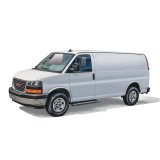 Westin Ford Transit Van 150/250/350 (46in Driver & 97in. Pass) Grate Steps Running Boards - Tex. Blk thumbnail 5