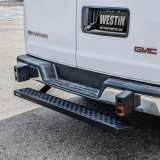 Westin Ford Transit Van 150/250/350 (Single 54in. Pass Door) Grate Steps Running Boards - Tex. Blk thumbnail 2