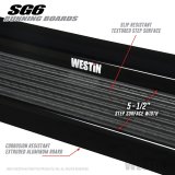 Westin Black Aluminum Running Board 68.4 inches SG6 Running Boards - Blk thumbnail 7