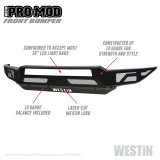 Westin 19-21 Chevrolet Silverado 1500 Pro-Mod Front Bumper - Tex. Blk thumbnail 5