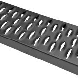 Westin Ford Transit Van 150/250/350 (Single 54in Pass Door) Grate Steps Running Boards - Tex. Blk thumbnail 6
