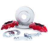 Alcon 09-20 F-150/Raptor Gen1-2 347x36mm Rotors 6-Piston Red Front Brake Kit Requires alcAC011507NAN thumbnail 1