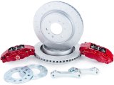 Alcon 10-14/17-18 Raptor/09-17 F150 360x32 Rotors 4-Piston Rear Brake Kit w/o Elect Park Brake - Red thumbnail 3
