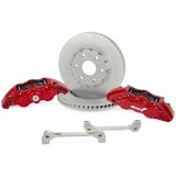 Alcon 2021+ RAM TRX 376x42mm Rotors 6-Piston Calipers Front Brake Upgrade Kit - Red thumbnail 3