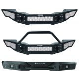 Go Rhino 07-20 Jeep Wrangler JL/JLU/JK/JKU/Gladiator JT Rockline Full Width Bumper w/ Overrider thumbnail 4