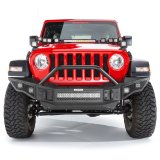 Go Rhino 07-20 Jeep Wrangler JL/JLU/JK/JKU/Gladiator JT Rockline Full Width Bumper w/ Overrider thumbnail 8