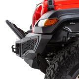 Go Rhino 07-20 Jeep Wrangler JL/JLU/JK/JKU/Gladiator JT Rockline Full Width Bumper w/ Overrider thumbnail 9