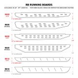 Go Rhino RB20 Running Boards - Tex Black - 87in thumbnail 5