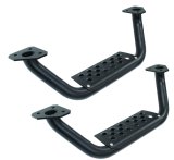 Go Rhino Dominator Extreme D6 SideSteps - Tex Blk - 4in Drop Down Steps (Pair) thumbnail 4