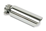 Go Rhino Exhaust Tip - Chrome - ID 2 3/4in x L 10in x OD 4in thumbnail 1