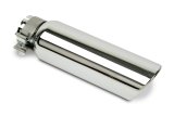 Go Rhino Exhaust Tip - Chrome - ID 2 3/4in x L 10in x OD 4in thumbnail 2