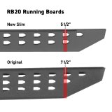 Go Rhino RB20 Slim Running Boards - Universal 80in. - Bedliner Coating thumbnail 5