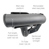 Go Rhino Dominator Xtreme DT Side Steps - Tex Blk - 80in. (Boards ONLY/Brackets Req.) thumbnail 9