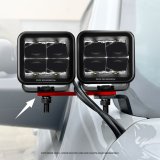 Go Rhino Universal XE Hood Hinge Cube Light Mount thumbnail 3