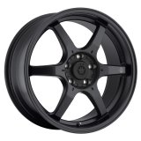 Konig Backbone 16x7 5x114.3 ET40 Matte Black Milling Logo on Spoke thumbnail 1