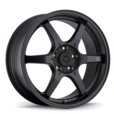 Konig Backbone 16x7 5x114.3 ET40 Matte Black Milling Logo on Spoke thumbnail 2