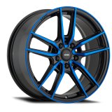 Konig Myth 19x8.5 5x114.3 ET40 Gloss Black w/ Blue Tinted Clearcoat thumbnail 2
