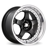 Konig SSM 18x8 5x114.3 ET45 Gloss Black w/ Machined Lip thumbnail 2