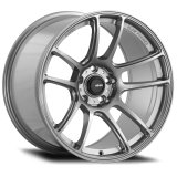Konig Heliogram 19X8.5 5X112 ET32 Titanium Metallic Knurled Bead Flow Formed thumbnail 2