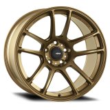 Konig Heliogram 17X8.5 5X114.3 ET38 Matte Bronze Knurled Bead Flow Formed thumbnail 1