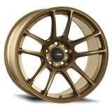 Konig Heliogram 18X8.5 5X108 ET42 Matte Bronze Knurled Bead Flow Formed thumbnail 2