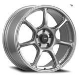 Konig Ultragram 18X8.5 5X114.3 ET42 Titanium Metallic Knurled Bead thumbnail 1