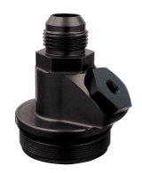 Peterson Fluid Systems End Cap Inlet -12AN w/ -10AN Port thumbnail 1