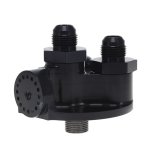 Peterson Fluid Systems Remote Filter Mount 13/16 -16AN Thread -10AN Fittings - Chevrolet Style thumbnail 3
