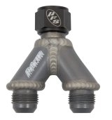 Peterson Fluid Systems Y-Manifold -10AN B-Nut To -8/-8 thumbnail 2