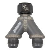 Peterson Fluid Systems Y-Manifold -20AN B- Nut To 20/20 thumbnail 1