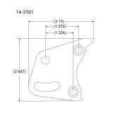 Peterson Fluid Systems Bear Claw Mount Blade - Right Side thumbnail 4