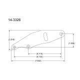 Peterson Fluid Systems Chevrolet Big Block Mount Blade - Left Side Mount Drag thumbnail 4