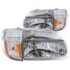 ANZO 1995-2001 Ford Explorer Crystal Headlights Chrome w/ Corner Lights 2pc thumbnail 9