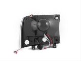 ANZO 2000-2004 Ford Excursion Crystal Headlights Black w/ LED 1pc thumbnail 2