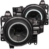 ANZO 2007-2013 Toyota Fj Cruiser Projector Headlights w/ Halo Black thumbnail 1