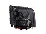 ANZO 2005-2007 Ford Excursion Projector Headlights w/ Halo Black w/ LED Strip (CCFL) 1pc thumbnail 2