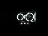 ANZO 2005-2007 Ford Excursion Projector Headlights w/ Halo Black w/ LED Strip (CCFL) 1pc thumbnail 3