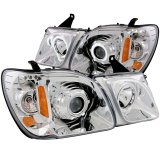 ANZO 1998-2007 Lexus Lx470 Projector Headlights w/ Halo Chrome (CCFL) thumbnail 4