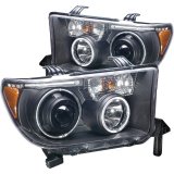 ANZO 2007-2013 Toyota Tundra Projector Headlights w/ Halo Black (CCFL) thumbnail 5
