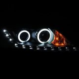 ANZO 2011-2013 Kia Sorento Projector Headlights w/ Halo Black (CCFL) thumbnail 3