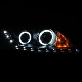 ANZO 2011-2013 Kia Sorento Projector Headlights w/ Halo Black (CCFL) thumbnail 9