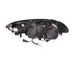ANZO 2004-2005 Honda Civic Projector Headlights w/ Halo Black thumbnail 9