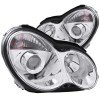 ANZO 2001-2007 Mercedes Benz C Class W203 Projector Headlights Chrome thumbnail 9