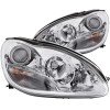 ANZO 2000-2005 Mercedes Benz S Class W220 Projector Headlights Chrome thumbnail 9