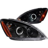 ANZO 2004-2007 Mitsubishi Lancer Projector Headlights w/ Halo Black (CCFL) thumbnail 3