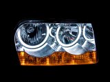 ANZO 2005-2010 Chrysler 300 Crystal Headlights w/ Halo Chrome (CCFL) thumbnail 7