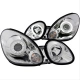 ANZO 1998-2005 Lexus Gs300 Projector Headlights w/ Halo Chrome thumbnail 3
