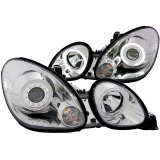 ANZO 1998-2005 Lexus Gs300 Projector Headlights w/ Halo Chrome thumbnail 4
