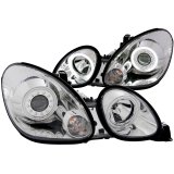 ANZO 1998-2005 Lexus Gs300 Projector Headlights w/ Halo Chrome thumbnail 5